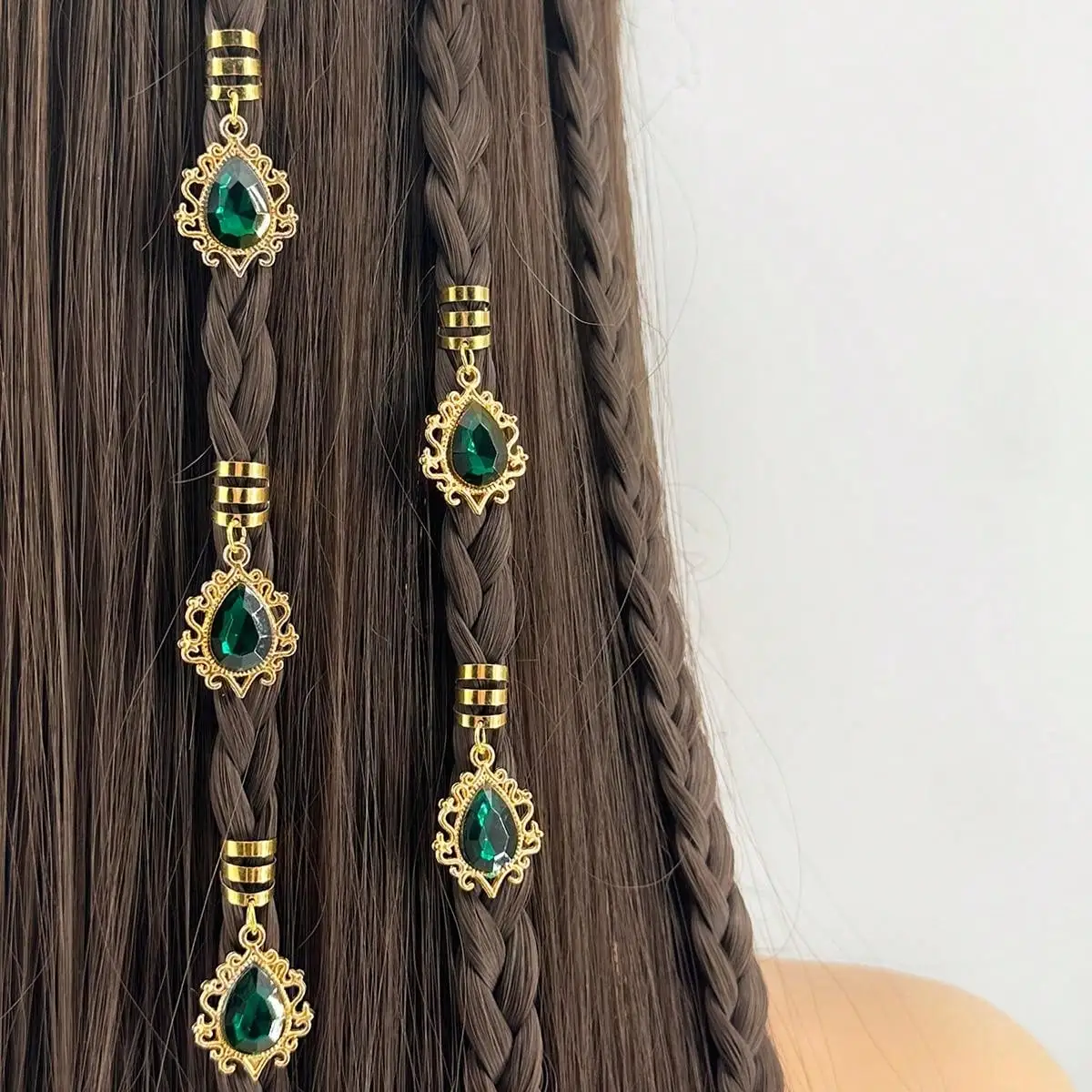 5pcs Women's Multicolor Alloy Filigree Inlaid Rhinestone Teardrop Pendant,DIY Jewelry Accessories,Braiding Hair Clips Decoration
5pcs Women's Multicolor Alloy Filigree Inlaid Rhinestone Teardrop Pendant,DIY Jewelry Accessories,Braiding Hair Clips Decoration