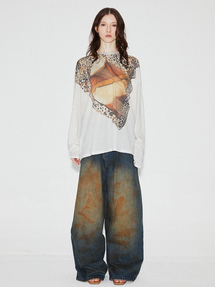 Джинсы RollingAge Лето 2025: Свободный крой, прямые штанины, высокая талия, широкие брюки, винтажные джинсовые брюки, женская мода
Джинсы RollingAge Лето 2025: Свободный крой, прямые штанины, высокая талия, широкие брюки, винтажные джинсовые брюки, женская мода