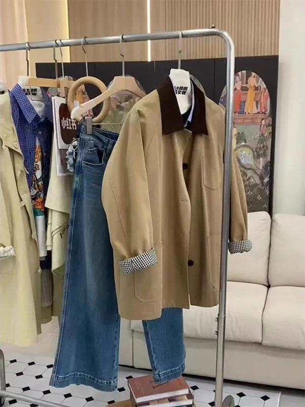 ort Sle Women's Coat Korean Version Casual High-End Feeling Unique Super Beautiful Top Warmth Long Sve Collar
ort Sle Women's Coat Korean Version Casual High-End Feeling Unique Super Beautiful Top Warmth Long Sve Collar