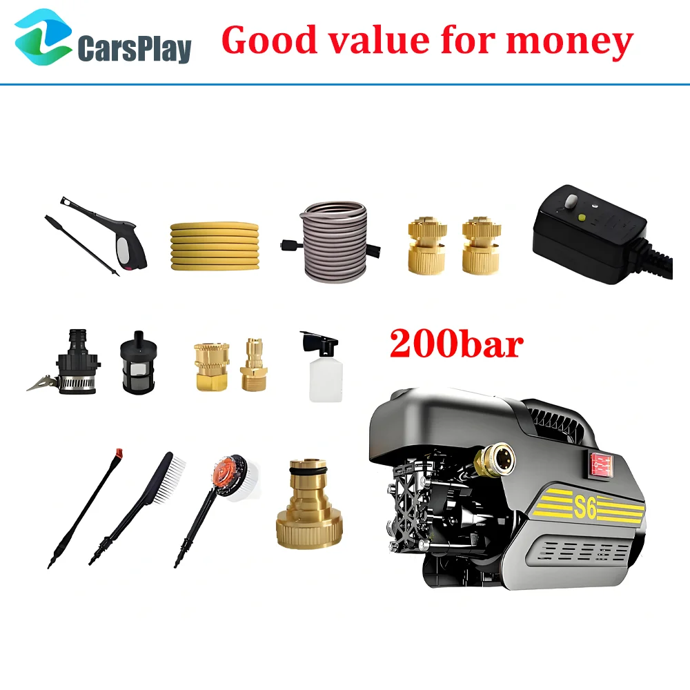 250bar 220v Portable High Pressure Car Washer Water Gun Cleaning Machine Car Washing Tool Home Multifunctional High Power
250bar 220v Portable High Pressure Car Washer Water Gun Cleaning Machine Car Washing Tool Home Multifunctional High Power