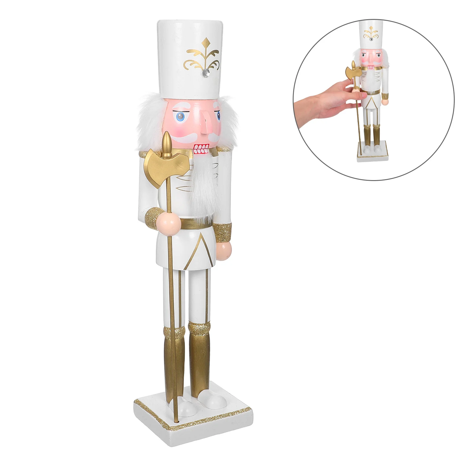 38Cm Christmas Nutcracker Figure Wooden Soldier For Shelf Table Desktop Holiday Decor Nutcracker Tabletop Decoration Wooden
38Cm Christmas Nutcracker Figure Wooden Soldier For Shelf Table Desktop Holiday Decor Nutcracker Tabletop Decoration Wooden