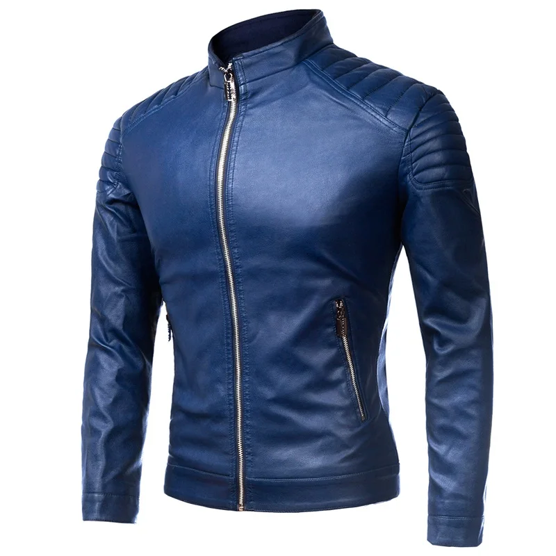 Men's Streetwear PU Leather Jackets Male Spring Autumn Slim Motorcycle Jacket For Men Windbreaker Biker Leather Jackets
Men's Streetwear PU Leather Jackets Male Spring Autumn Slim Motorcycle Jacket For Men Windbreaker Biker Leather Jackets