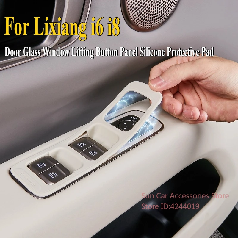 Для Ideal Lixiang i6 i8 дверное стекло, кнопка подъема окна, силиконовая защитная накладка, модифицированные аксессуары для салона автомобиля
Для Ideal Lixiang i6 i8 дверное стекло, кнопка подъема окна, силиконовая защитная накладка, модифицированные аксессуары для салона автомобиля