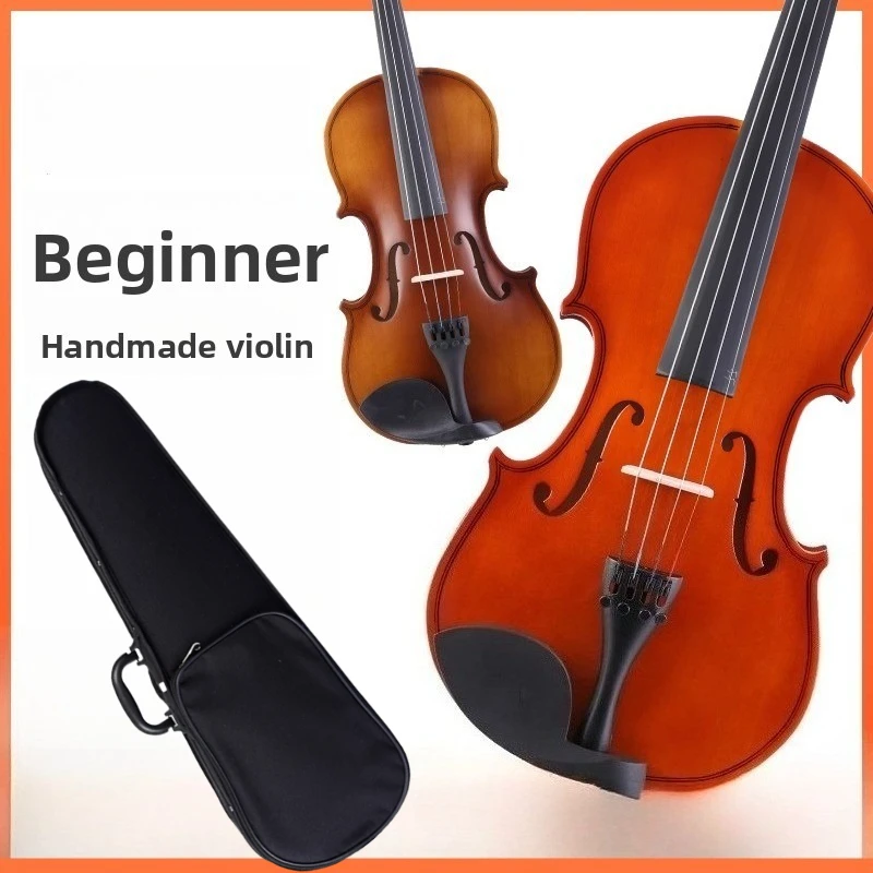 Solid Wood Violin Beginner Professional Introduction Violin Stringed Musical Instrument Full Size Including The of Accessories
Solid Wood Violin Beginner Professional Introduction Violin Stringed Musical Instrument Full Size Including The of Accessories