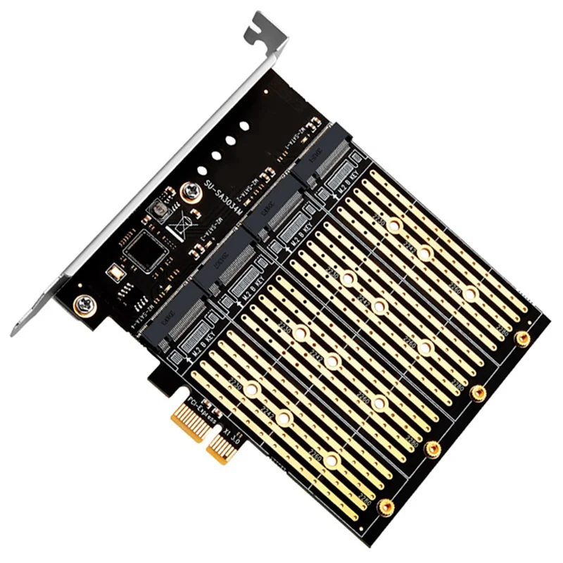 Compact 1 Set PCI-E X1 To 4 Bit M.2 B-Key SSD To PCIE NGFF SATA Adapter Card Riser Card Multifunction Portable
Compact 1 Set PCI-E X1 To 4 Bit M.2 B-Key SSD To PCIE NGFF SATA Adapter Card Riser Card Multifunction Portable