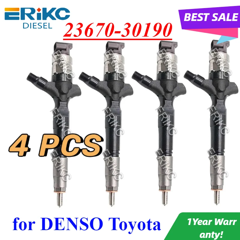 4PCS 23670-30190 Diesel Injector Set 23670 30190 Fuel Injection Nozzle For Toyota Hilux Hiace 2KD/1KD-FTV 2367030190
4PCS 23670-30190 Diesel Injector Set 23670 30190 Fuel Injection Nozzle For Toyota Hilux Hiace 2KD/1KD-FTV 2367030190