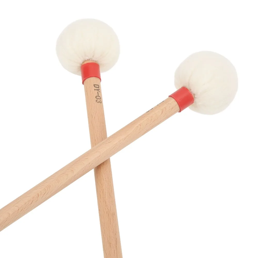 2pcs Felt Head Drum Mallet Maple Handle Non-Slip Timpani Mallets 45mm Felt Head Red/Black Instrument Accessory Set
2pcs Felt Head Drum Mallet Maple Handle Non-Slip Timpani Mallets 45mm Felt Head Red/Black Instrument Accessory Set
