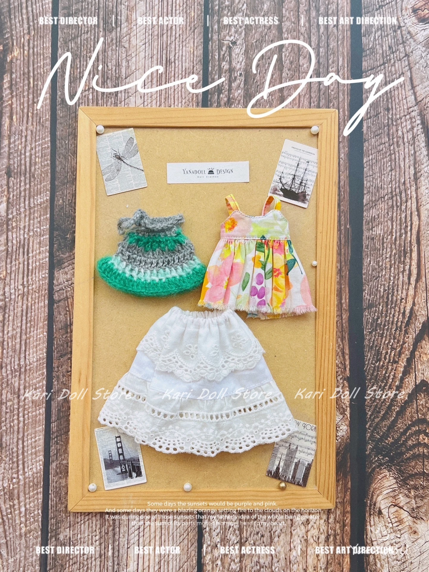 Одежда и юбки для кукол Kari 2026: Милый вязаный комплект из серо-зеленого топа-майки и юбки для кукол Landazz Landoudou
Одежда и юбки для кукол Kari 2026: Милый вязаный комплект из серо-зеленого топа-майки и юбки для кукол Landazz Landoudou