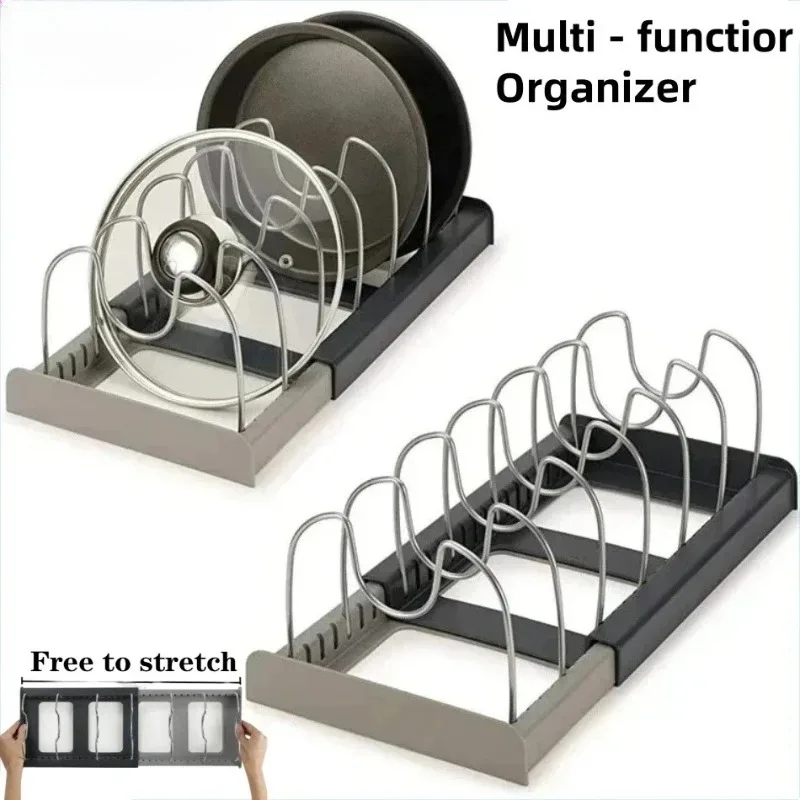1Pc 7-grid Telescopic Pot Rack,Pans Organizer,Space-saving Cabinet Holder for Pots,Pans and Lids-Keep Your Kitchen Neat and Tidy
1Pc 7-grid Telescopic Pot Rack,Pans Organizer,Space-saving Cabinet Holder for Pots,Pans and Lids-Keep Your Kitchen Neat and Tidy