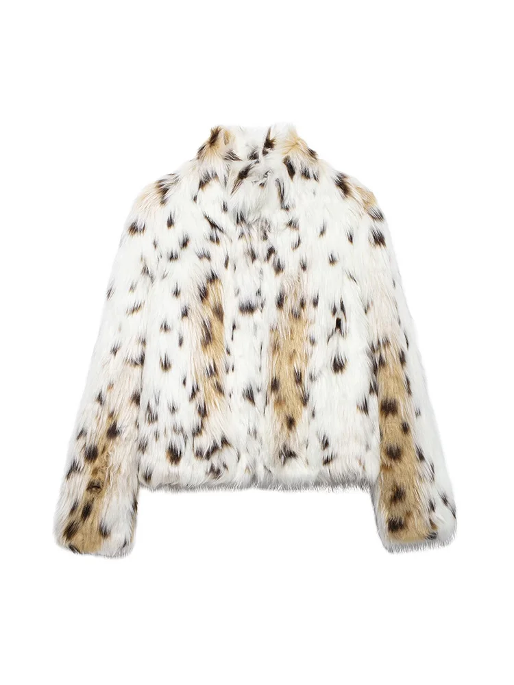 Vintage Ladies Warm Leopard Print Casual Jacket 2024 New Autumn And Winter Women Faux Fur Coat
Vintage Ladies Warm Leopard Print Casual Jacket 2024 New Autumn And Winter Women Faux Fur Coat