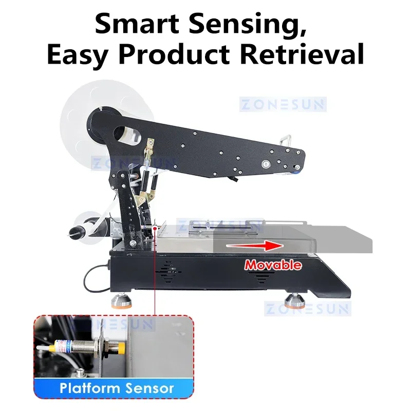 ZONESUN ZS-TB4 Electric Flat Surface Labeling Machine Stickers Applicator for Flat Bottle Square Bottle Boxes Cartons Labeler
ZONESUN ZS-TB4 Electric Flat Surface Labeling Machine Stickers Applicator for Flat Bottle Square Bottle Boxes Cartons Labeler