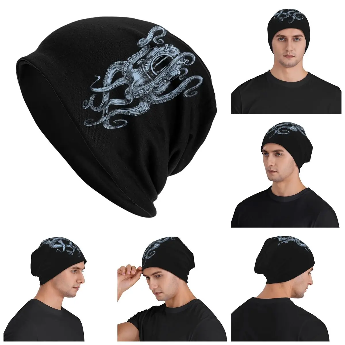 Octopus Scuba Diver Helmet Warm Knitted Cap Fashion Bonnet Hat Autumn Winter Outdoor Beanies Hats for Unisex Adult
Octopus Scuba Diver Helmet Warm Knitted Cap Fashion Bonnet Hat Autumn Winter Outdoor Beanies Hats for Unisex Adult