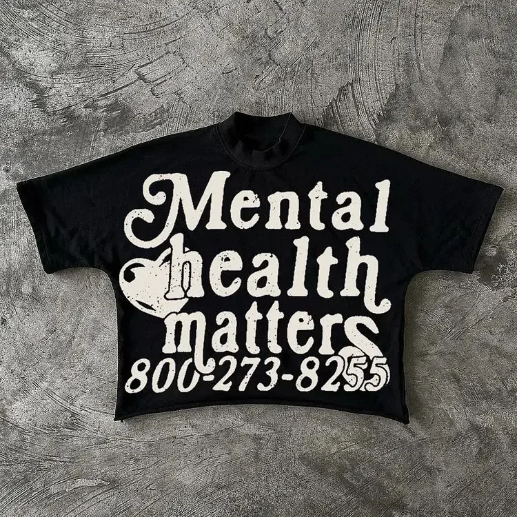 Harajuku Mental Health Matters Графические футболки большого размера Y2k Топы High Street Goth Футболка Pro Choice Толстовка Мужская одежда
Harajuku Mental Health Matters Графические футболки большого размера Y2k Топы High Street Goth Футболка Pro Choice Толстовка Мужская одежда