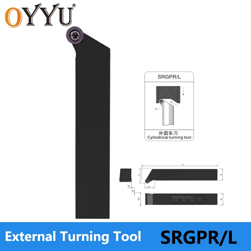 OYYU SRGPR2020K08 SRGPR1616H08 SRGPR2525M08 External Turning Tools Holder SRGPR1616 SRGPR2020 SRGPR2525 CNC Lathe Cutter SRGPR
OYYU SRGPR2020K08 SRGPR1616H08 SRGPR2525M08 External Turning Tools Holder SRGPR1616 SRGPR2020 SRGPR2525 CNC Lathe Cutter SRGPR