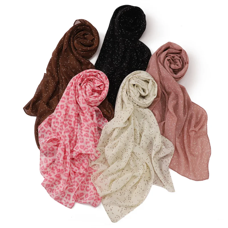 Foreign Trade Fresh Pearl Chiffon Small Dots Printed Breathable Soft Scarf Floral Toe Cap Scarf243-247
Foreign Trade Fresh Pearl Chiffon Small Dots Printed Breathable Soft Scarf Floral Toe Cap Scarf243-247