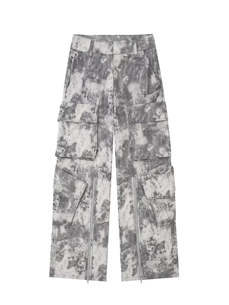 Willshela Women Fashion With Pockets Printed Front Zipper Cargo Pants Vintage High Waist Full Length Female Chic Lady Trousers
Willshela Women Fashion With Pockets Printed Front Zipper Cargo Pants Vintage High Waist Full Length Female Chic Lady Trousers