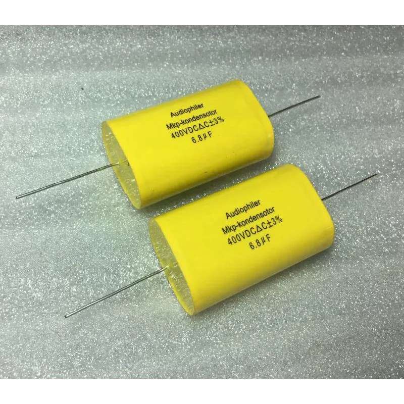 2PCS/LOT Audiophiler MKP-kondensator 6.8UF 400VDC High-Fidelity Frequency Division Non-Step Capacitor
2PCS/LOT Audiophiler MKP-kondensator 6.8UF 400VDC High-Fidelity Frequency Division Non-Step Capacitor