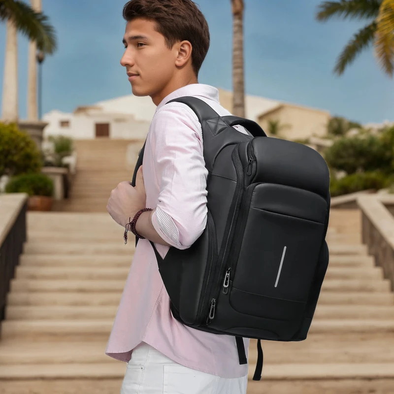 Men's business computer laptop temperament backpack outdoor leisure travel backpack school bag
Men's business computer laptop temperament backpack outdoor leisure travel backpack school bag