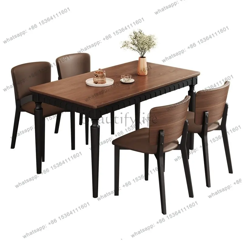 French antique solid wood dining table retro ash wood rectangular small apartment light luxury dining table
French antique solid wood dining table retro ash wood rectangular small apartment light luxury dining table