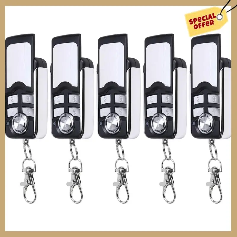 5Pcs Pack 4 Button Garage Door Remote Control Gate Remote Control 868Mhz Gate Opener For HORMANN HSE4-868-BS
5Pcs Pack 4 Button Garage Door Remote Control Gate Remote Control 868Mhz Gate Opener For HORMANN HSE4-868-BS