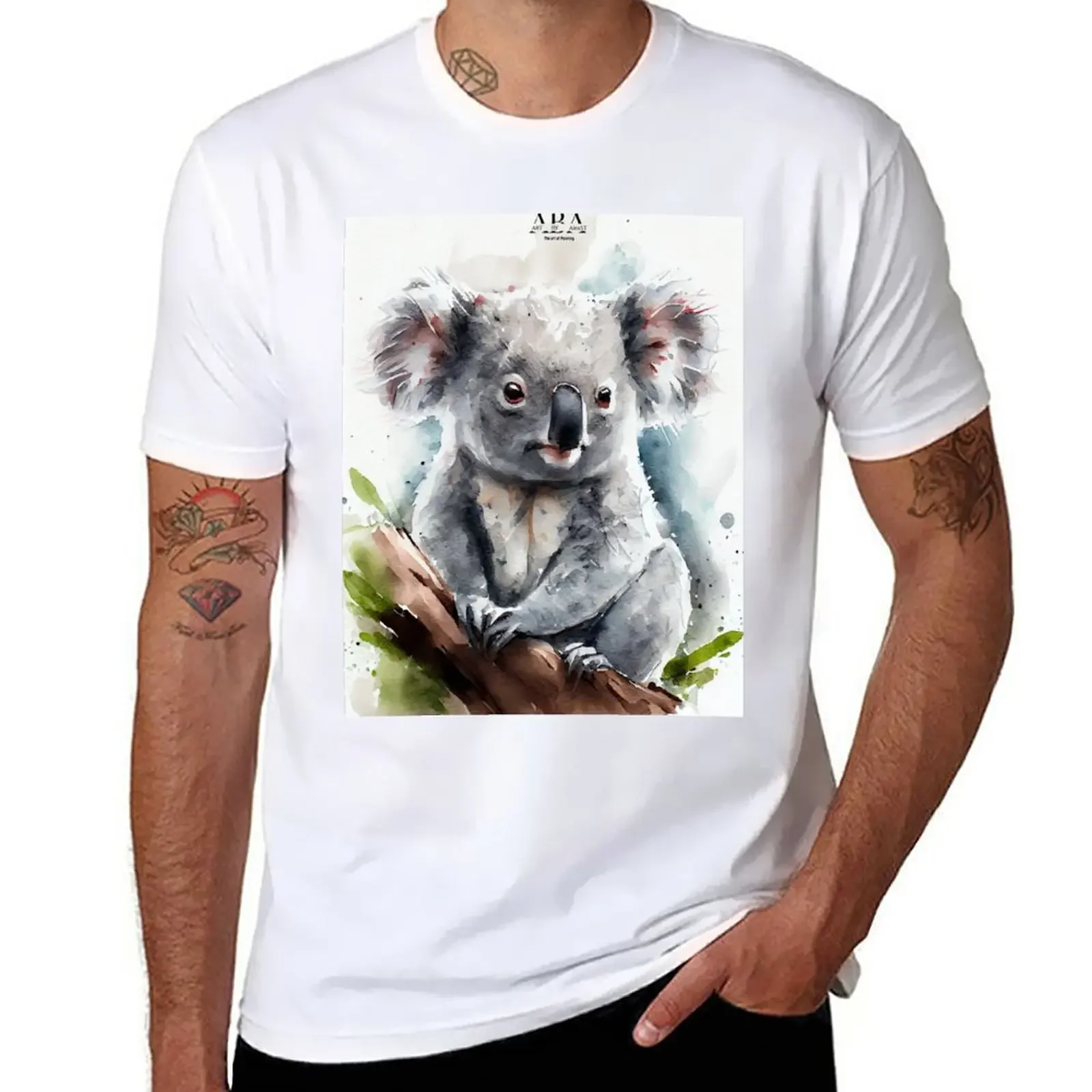 Новые футболки с австралийскими наземными млекофами Koala-акварельными красками, корейские модные мешковатые рубашки, футболки с аниме вещами для мужчин
Новые футболки с австралийскими наземными млекофами Koala-акварельными красками, корейские модные мешковатые рубашки, футболки с аниме вещами для мужчин
