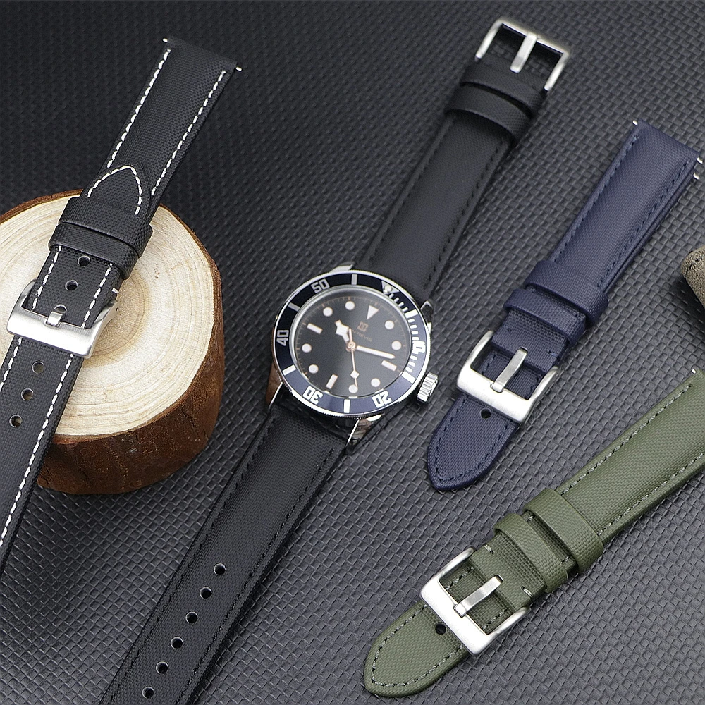 Waterproof Sailcloth Watch Band & Leather Watch Strap 18mm 19mm 20mm 22mm Quick Release Fabric Watchband Wrist Strap
Waterproof Sailcloth Watch Band & Leather Watch Strap 18mm 19mm 20mm 22mm Quick Release Fabric Watchband Wrist Strap