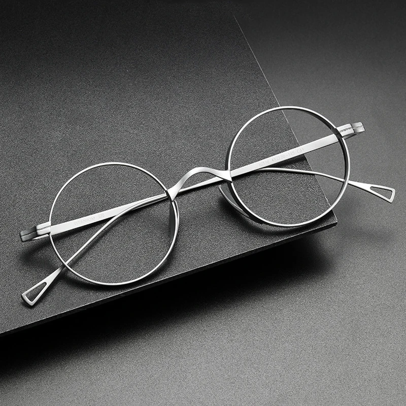 Round Titanium Anti Blue Light Optical Glasses Frame - Retro Computer Reading Eyewear for Men
Round Titanium Anti Blue Light Optical Glasses Frame - Retro Computer Reading Eyewear for Men