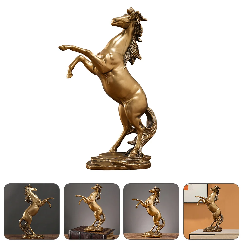 Resin Horse Sculpture Craft Decorative Office Desktop Bookshelf Wine Cabinet Adornment Lucky Wealth Gift
Resin Horse Sculpture Craft Decorative Office Desktop Bookshelf Wine Cabinet Adornment Lucky Wealth Gift