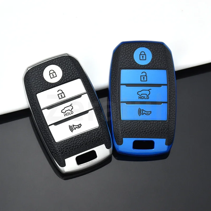 4 Buttons TPU Car Remote Smart Key Case Cover Shell for KIA Rio Rio5 Sportage Ceed Cerato K3 KX3 K4 K5 Sorento Optima Picanto
4 Buttons TPU Car Remote Smart Key Case Cover Shell for KIA Rio Rio5 Sportage Ceed Cerato K3 KX3 K4 K5 Sorento Optima Picanto