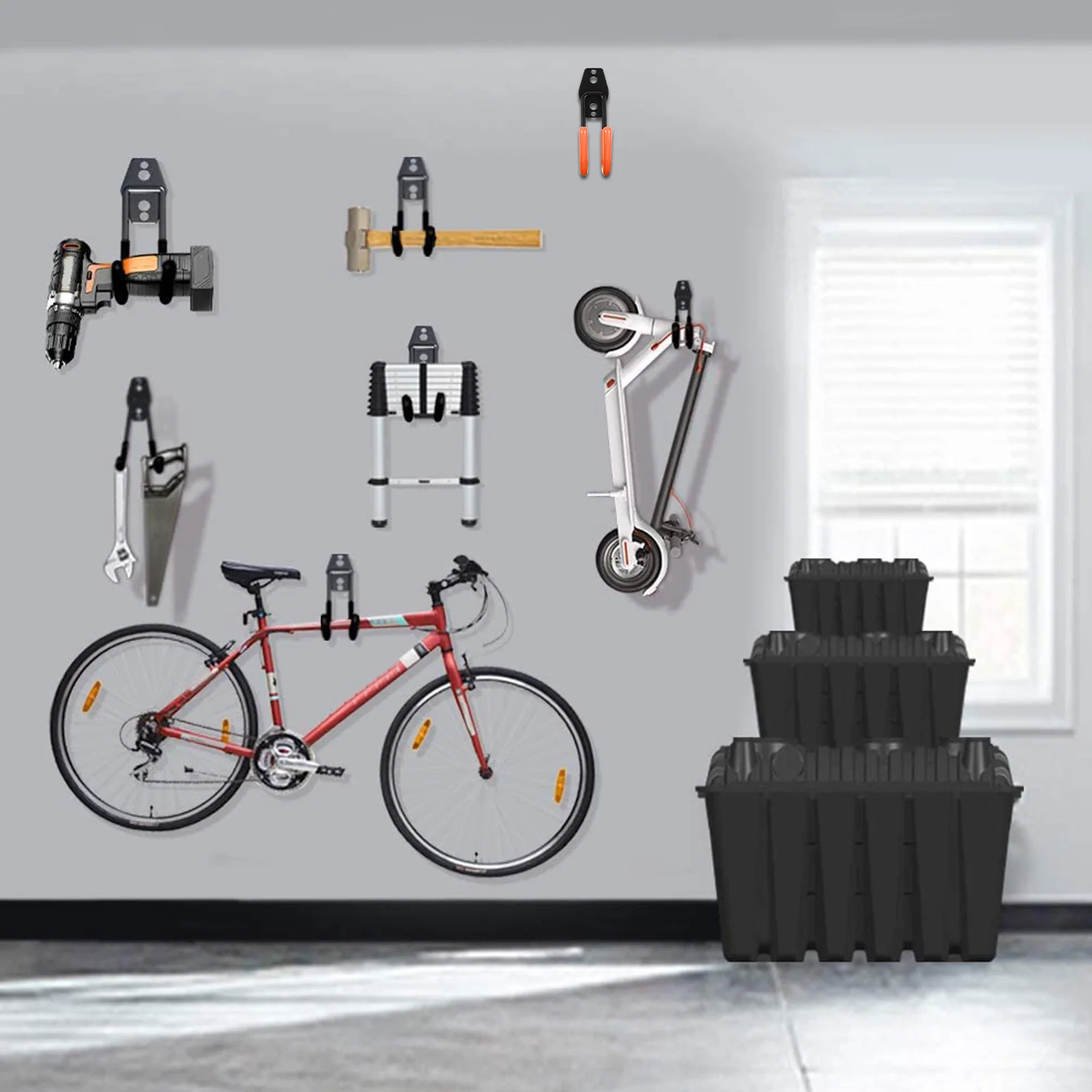 2pcs Metal Tool Coated Durable Rust Resistant Wall Mount Heavy Duty Garage Home Storage Organizer Hooks For Ladders Workshop
2pcs Metal Tool Coated Durable Rust Resistant Wall Mount Heavy Duty Garage Home Storage Organizer Hooks For Ladders Workshop