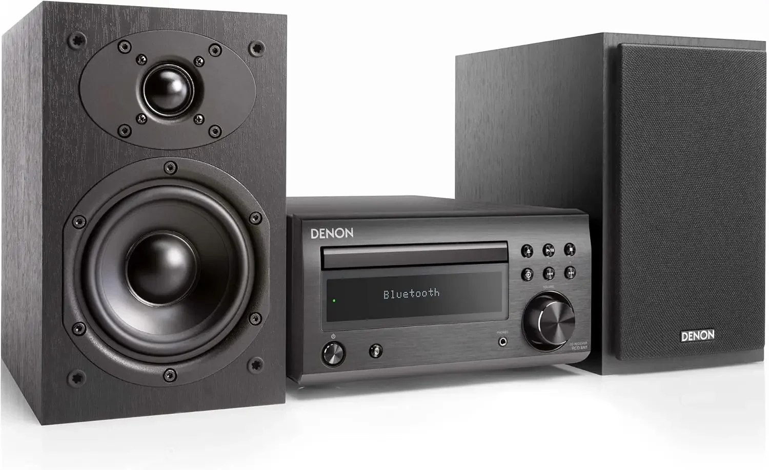Compact HiFi CD Stereo System with Speakers, FM/AM Tuner, Wireless Bluetooth Amplifier | Perfect for Small Rooms and Home Cinema
Compact HiFi CD Stereo System with Speakers, FM/AM Tuner, Wireless Bluetooth Amplifier | Perfect for Small Rooms and Home Cinema