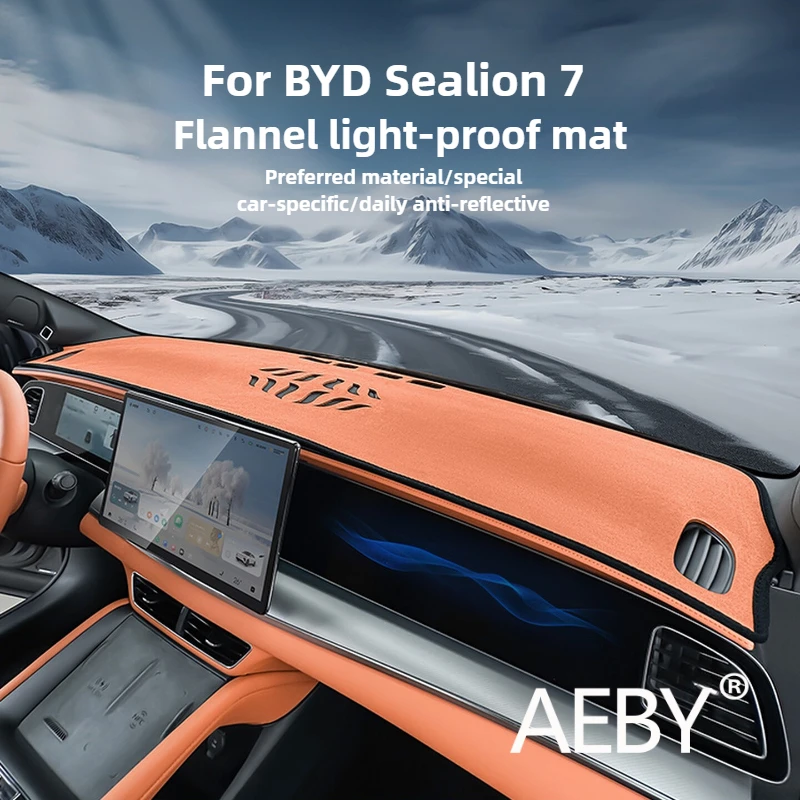 AEBY For BYD Sealion 7 2024 Dashboard Mat Anti Glare Sun Shade Pad Car Interior Accessories Heat Protection Non-Slip Cover
AEBY For BYD Sealion 7 2024 Dashboard Mat Anti Glare Sun Shade Pad Car Interior Accessories Heat Protection Non-Slip Cover