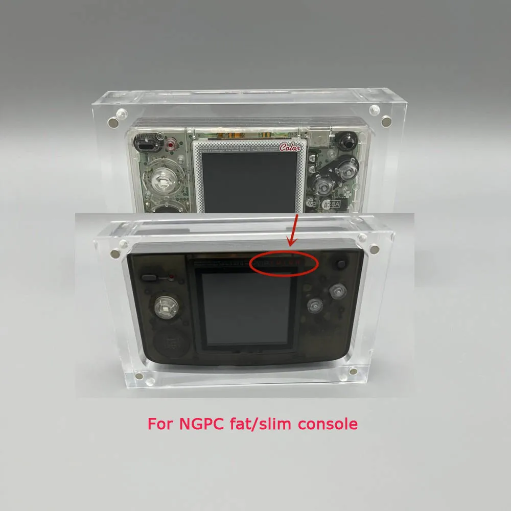 Прозрачная Магнитная акриловая коробка для хранения для NeoGeo PocketColor slim fact, чехол для игровой консоли, коробка для дисплея, подставка, игровые аксессуары
Прозрачная Магнитная акриловая коробка для хранения для NeoGeo PocketColor slim fact, чехол для игровой консоли, коробка для дисплея, подставка, игровые аксессуары