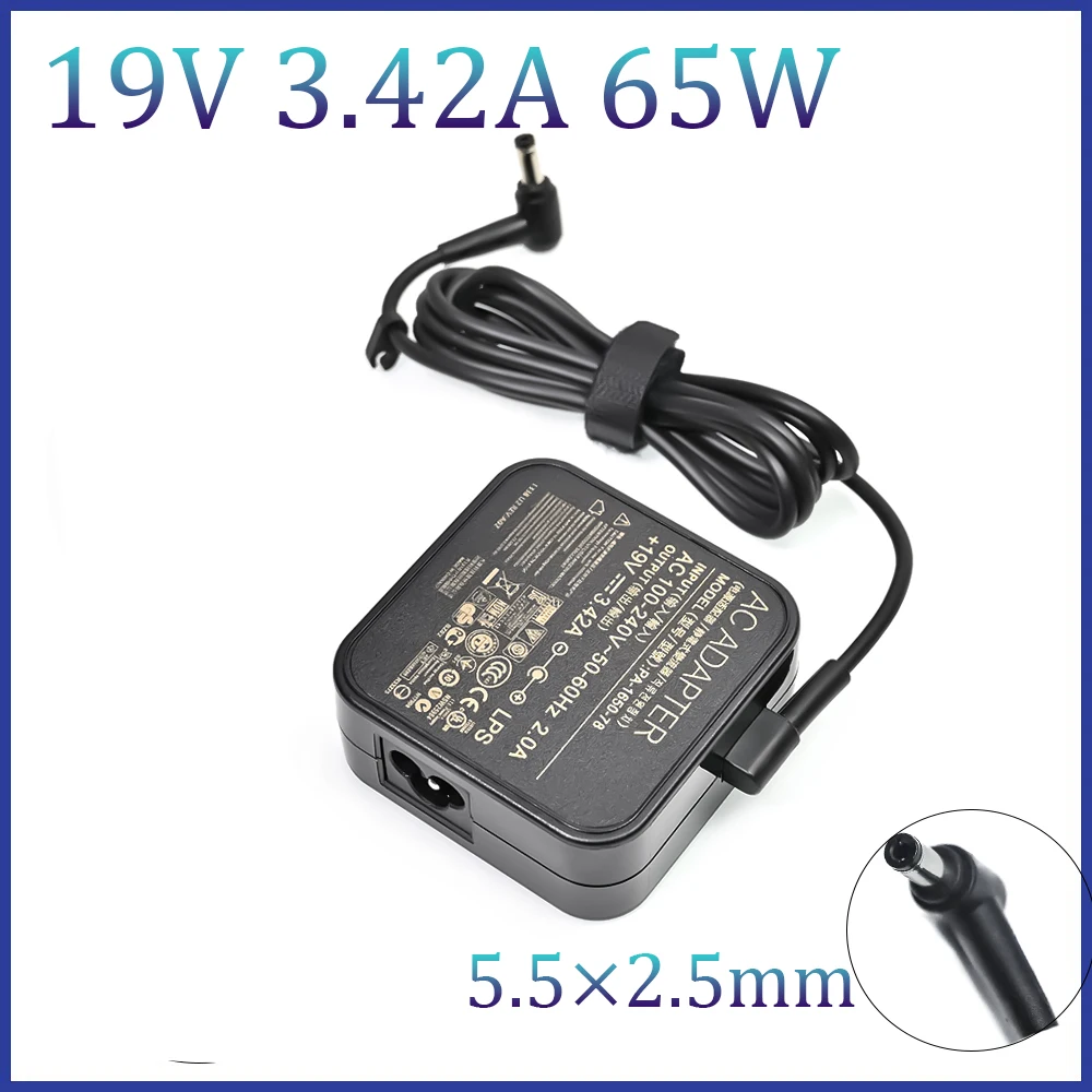 PA-1650-78 19V 3.42A 65W 5.5x2.5mm AC Adapter Power Charger For Asus K56C K501U X555 X555C X555D X555B X555BA Laptop Cargador
PA-1650-78 19V 3.42A 65W 5.5x2.5mm AC Adapter Power Charger For Asus K56C K501U X555 X555C X555D X555B X555BA Laptop Cargador