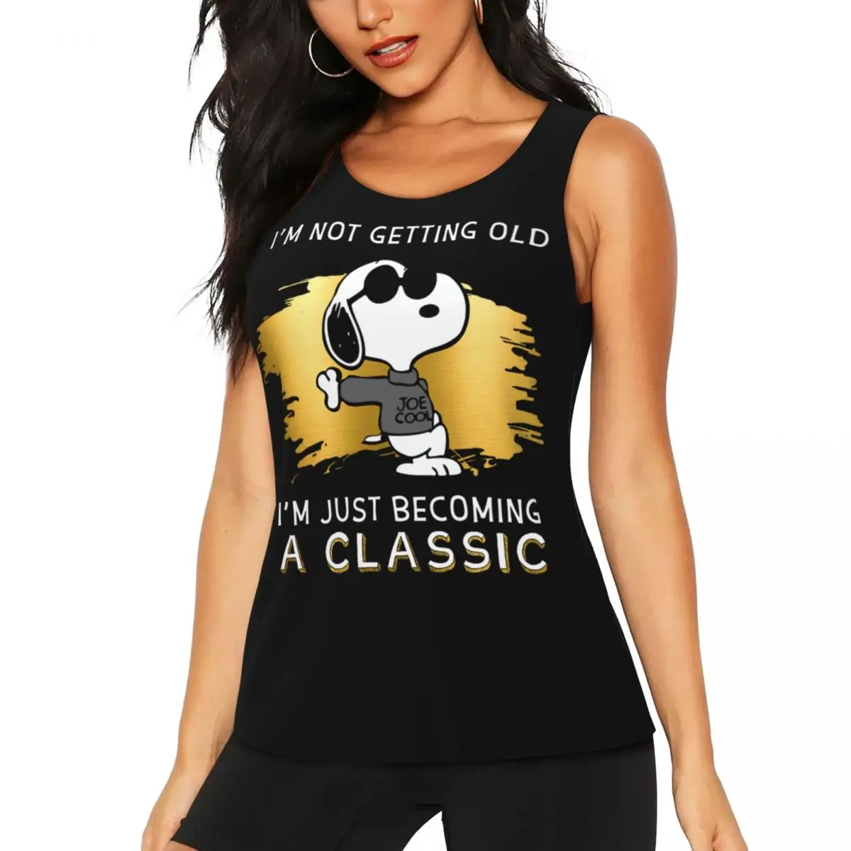 Custom Snoopys Workout Tank Tops for Women I'm Not' Getting Old I'm Just Becoming Classic Cool-Dry Sleeveless Yoga Shirt
Custom Snoopys Workout Tank Tops for Women I'm Not' Getting Old I'm Just Becoming Classic Cool-Dry Sleeveless Yoga Shirt