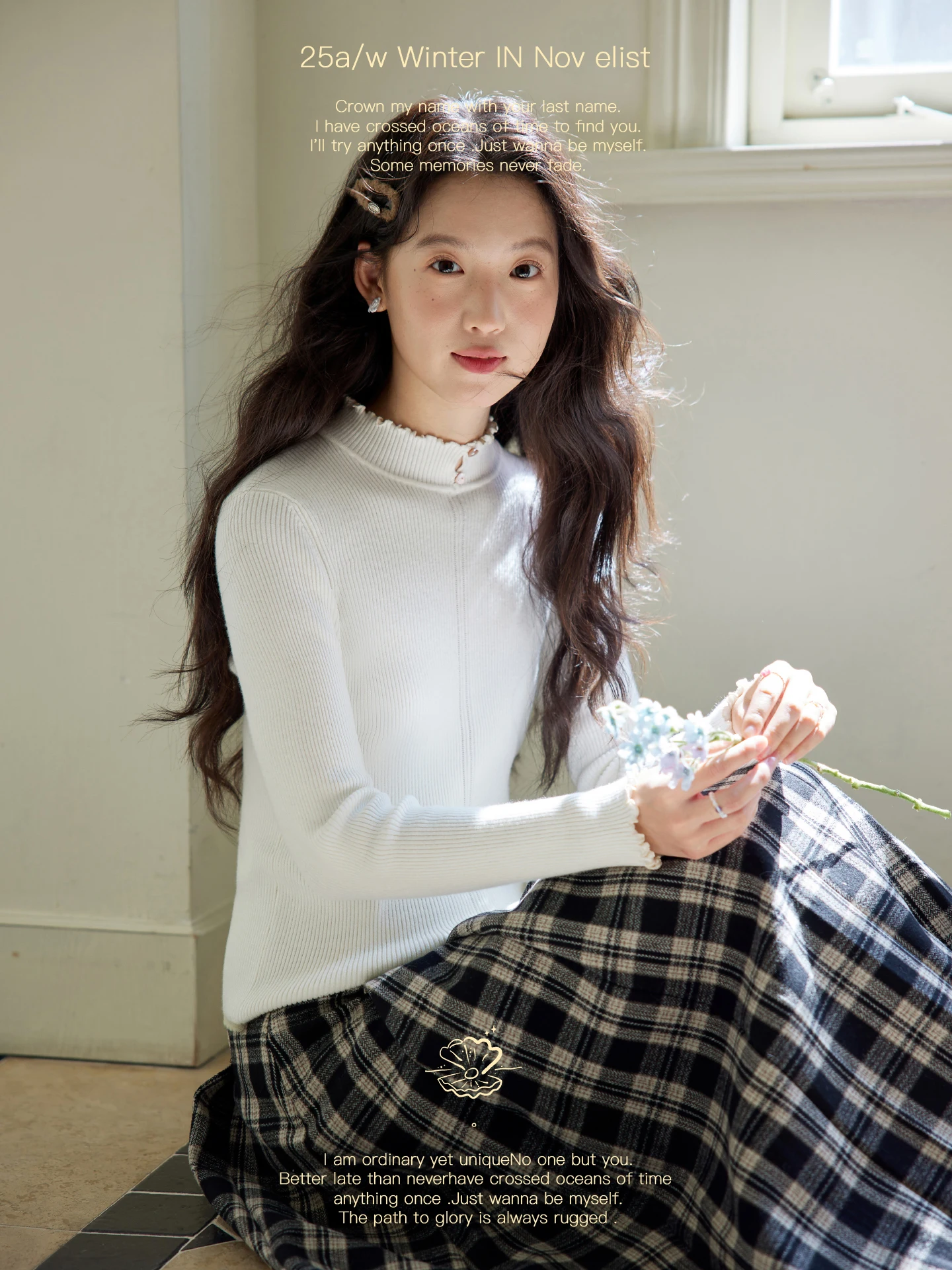 Nov Et Autumn Winter Knitted Base irt f High Collar Wooden Trim Slimming Effect French Sle Regular Fit Inner Wear
Nov Et Autumn Winter Knitted Base irt f High Collar Wooden Trim Slimming Effect French Sle Regular Fit Inner Wear