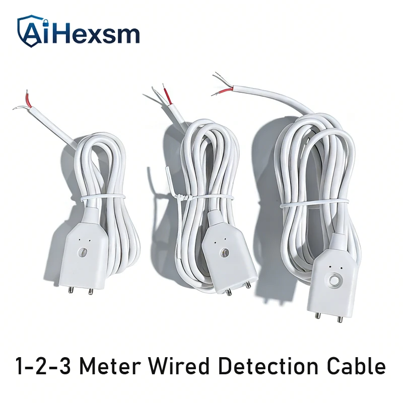 Wholesale 1/2/3 Meter Wired Water Leakage Alarm Detector Leak detector Accessory NO Signal Cable For Water Sensor 2 Metal Poles
Wholesale 1/2/3 Meter Wired Water Leakage Alarm Detector Leak detector Accessory NO Signal Cable For Water Sensor 2 Metal Poles