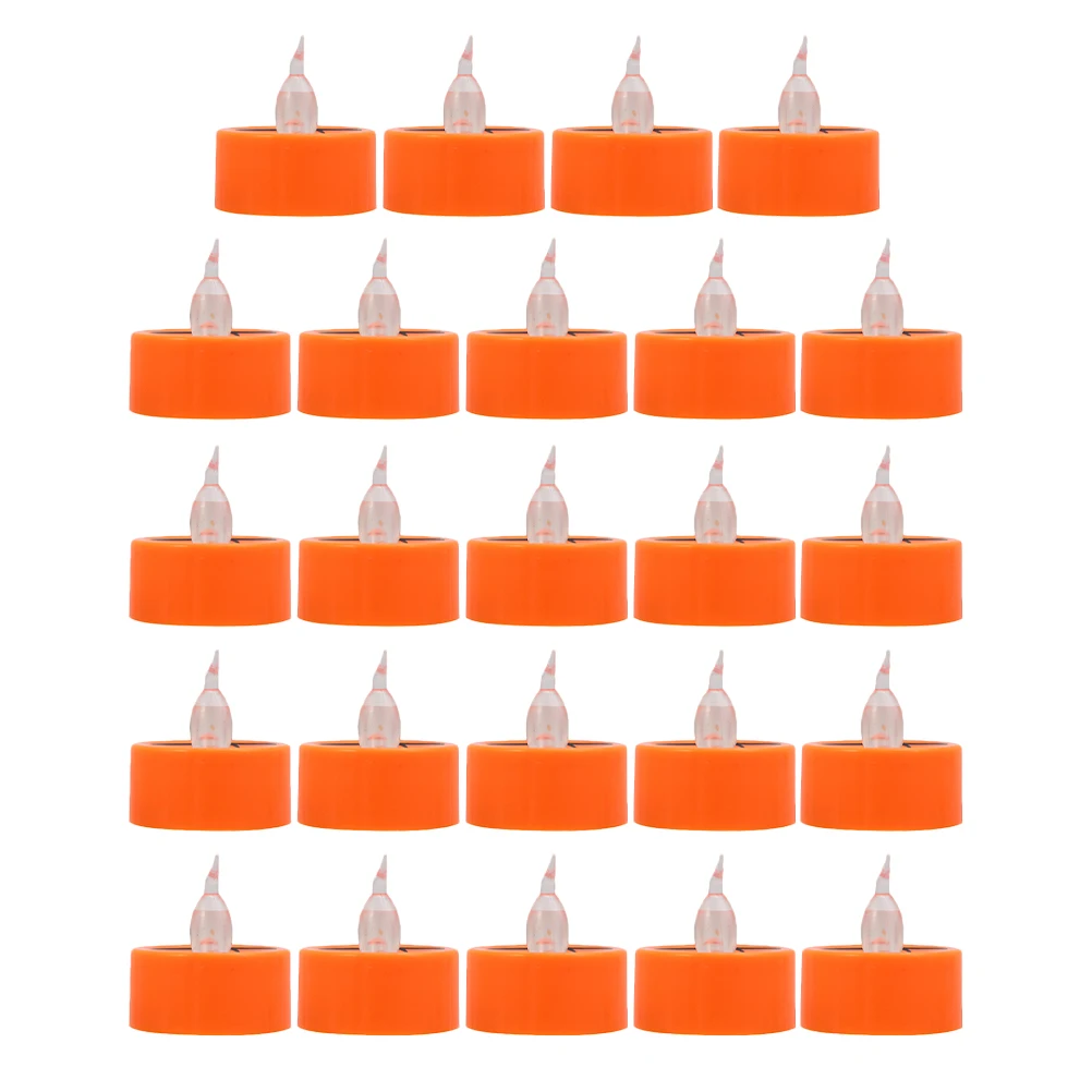 24 Pcs Pumpkin Lantern Mini Candles Flameless Tea Lights for Halloween Decorations LED Electronic Candles Operated
24 Pcs Pumpkin Lantern Mini Candles Flameless Tea Lights for Halloween Decorations LED Electronic Candles Operated