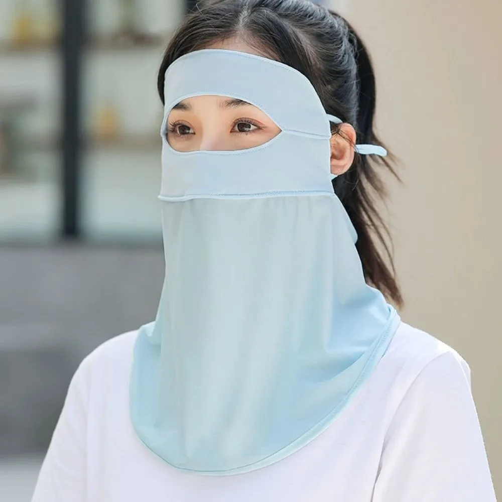 Balaclava Mas Sunscreen Face Cover Neck Protection 360 Full Cover Ice Silk Sunscreen Mask Breathable Anti-UV Summer Headband
Balaclava Mas Sunscreen Face Cover Neck Protection 360 Full Cover Ice Silk Sunscreen Mask Breathable Anti-UV Summer Headband