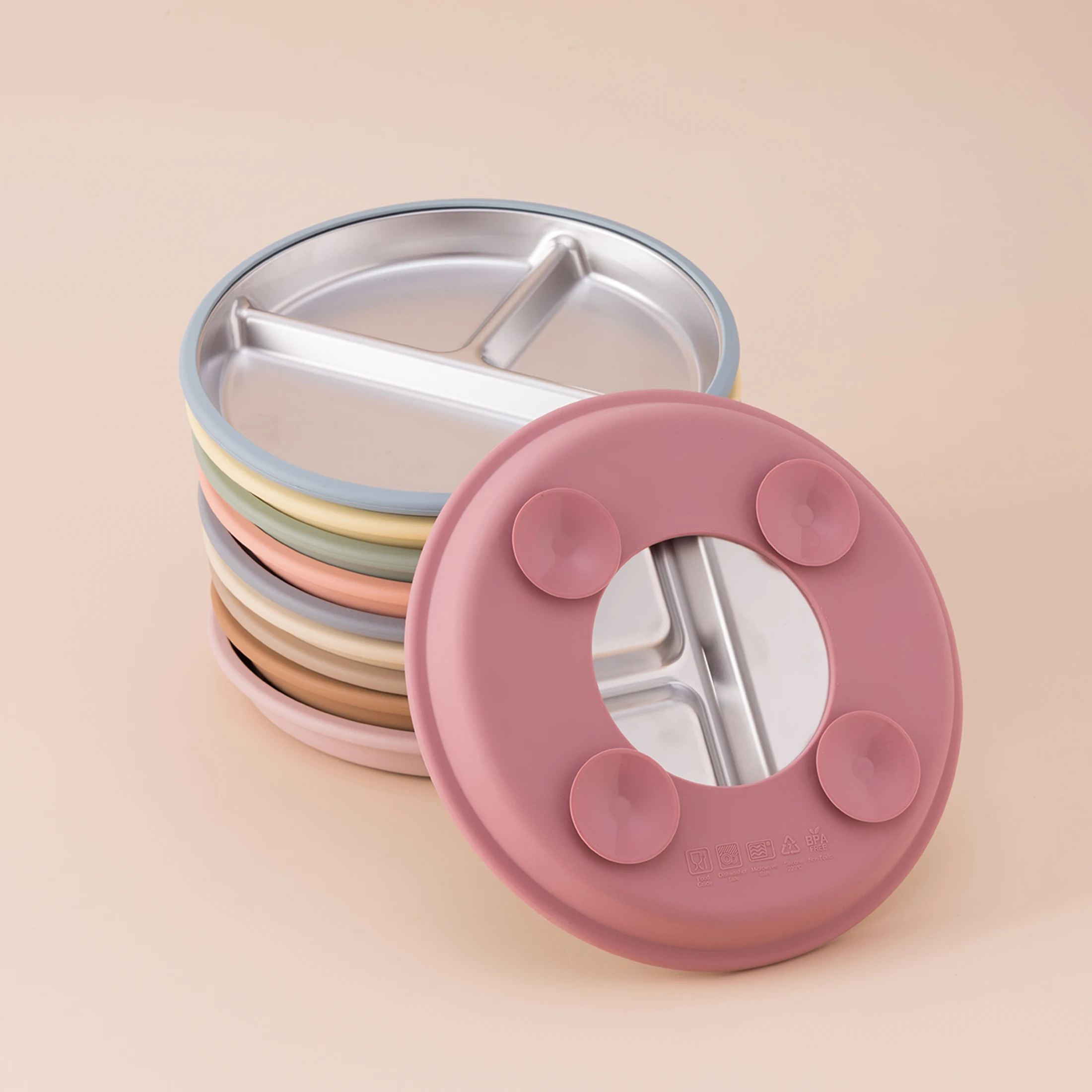 1PCS Stainless Steel Plate Detachable Suction Feeding Bowl For Baby BPA Free Silicone Dishes Tableware Baby Newborn Items
1PCS Stainless Steel Plate Detachable Suction Feeding Bowl For Baby BPA Free Silicone Dishes Tableware Baby Newborn Items