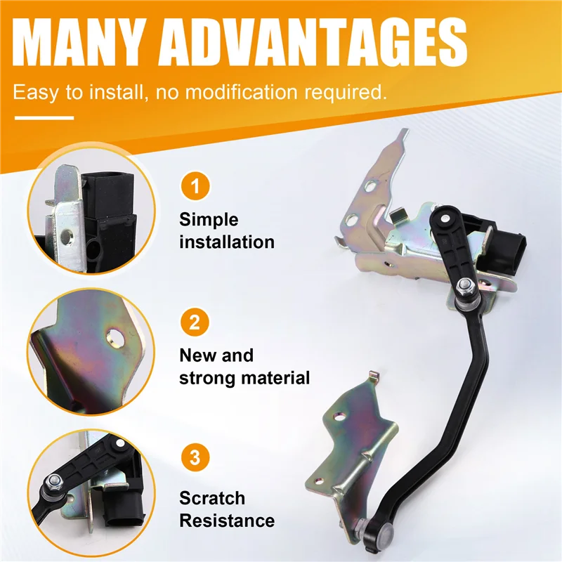AT92-Car Front Headlight Sensor And Bracket Assembly Suspension Height Sensor For Ford Kuga 12-19 CV61-13D034-AA CV6113D034AA
AT92-Car Front Headlight Sensor And Bracket Assembly Suspension Height Sensor For Ford Kuga 12-19 CV61-13D034-AA CV6113D034AA