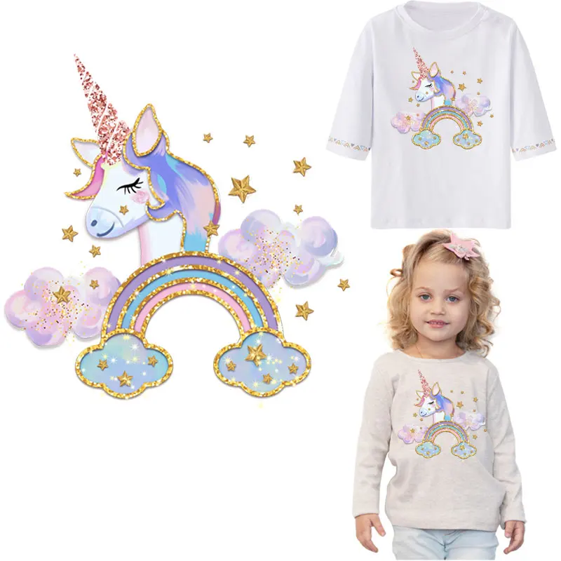 Holy And Pure Unicorn Stickers On Clothes Patches Animal Iron On Transfer For T-shirt Diy Cartoon Thermal Stickers For Fabric
Holy And Pure Unicorn Stickers On Clothes Patches Animal Iron On Transfer For T-shirt Diy Cartoon Thermal Stickers For Fabric
