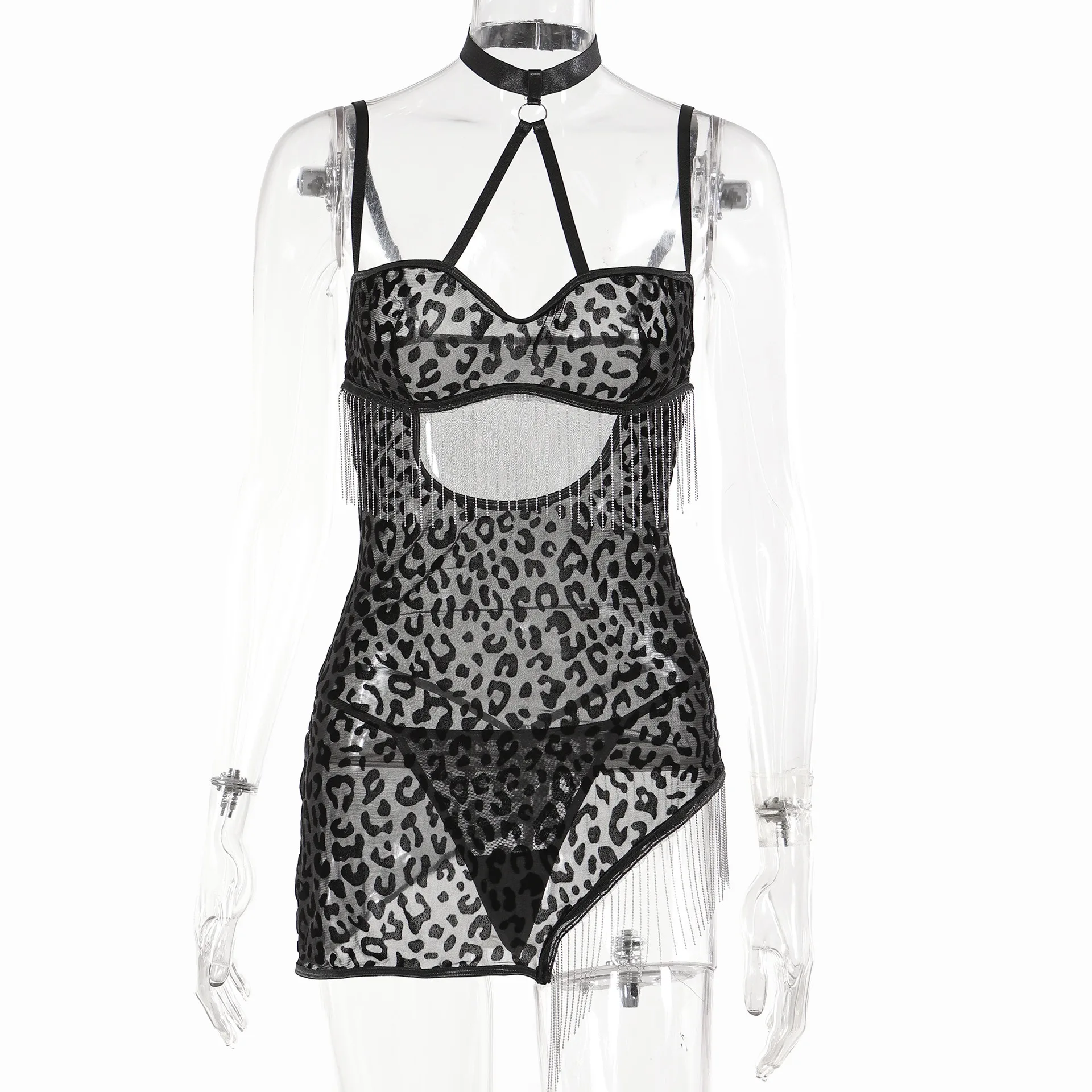 Европейское и американское нижнее белье, кружевное платье с кисточками на подтяжках и леопардовым принтом 31284
Европейское и американское нижнее белье, кружевное платье с кисточками на подтяжках и леопардовым принтом 31284