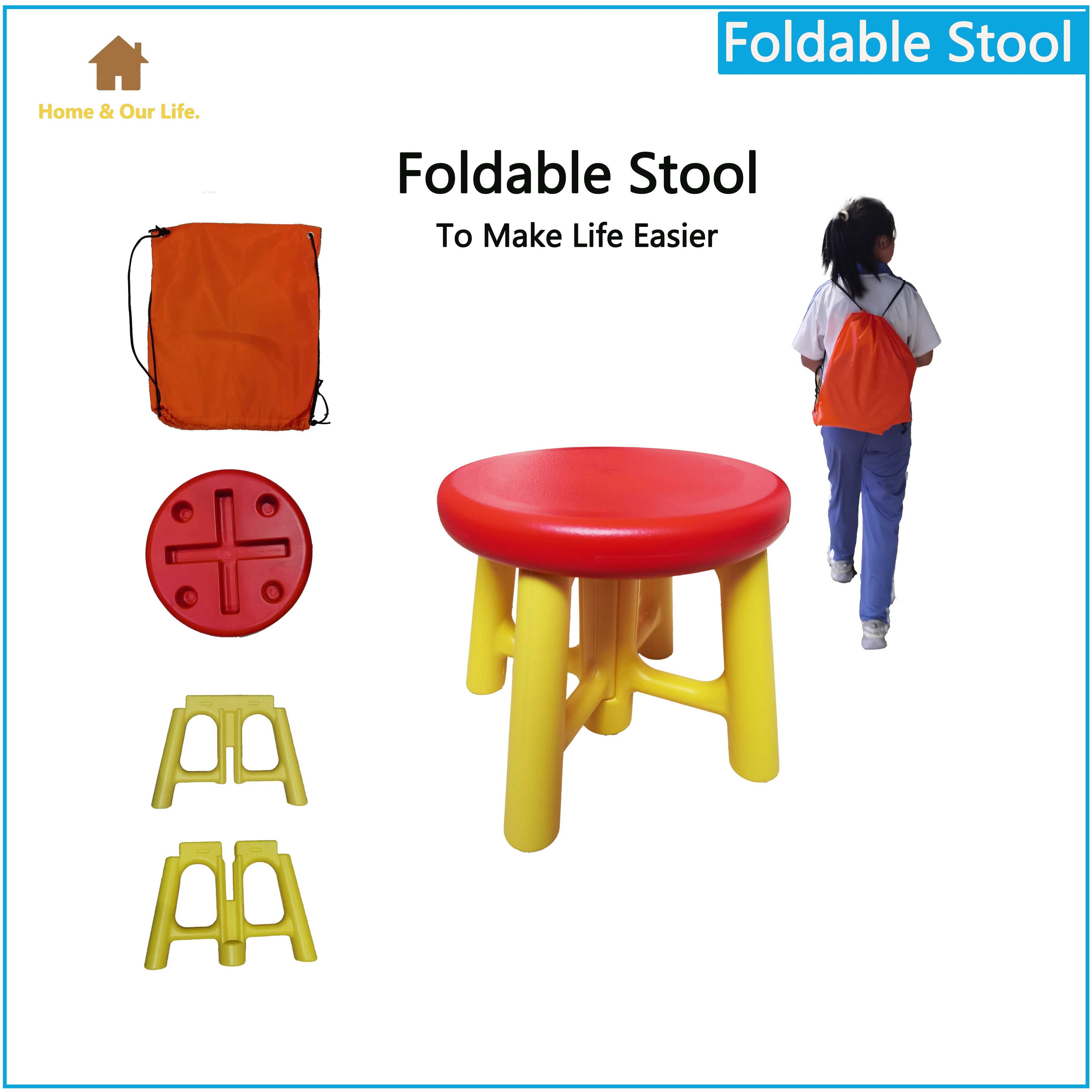 Portable & Foldable Camping Stool - Lightweight Design for Easy Transport & Storage Perfect for Outdoor Activities, Beach Trip
Portable & Foldable Camping Stool - Lightweight Design for Easy Transport & Storage Perfect for Outdoor Activities, Beach Trip