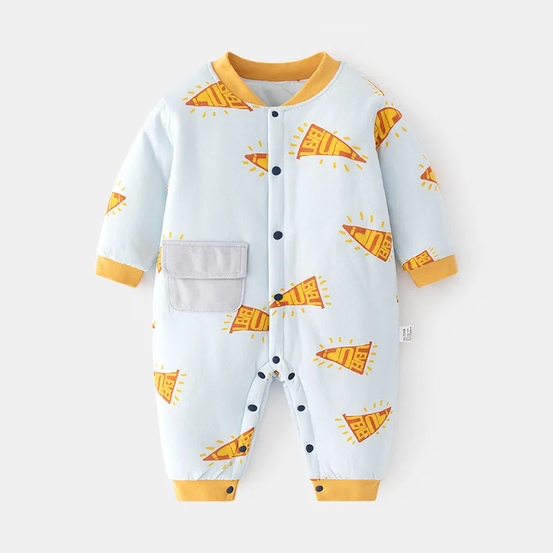 Baby Cotton-Padded Jumpsuit Keep Baby Warm Autumn and Winter Boneless Romper Cotton and Thickening Door Romper Children's Underw
Baby Cotton-Padded Jumpsuit Keep Baby Warm Autumn and Winter Boneless Romper Cotton and Thickening Door Romper Children's Underw
