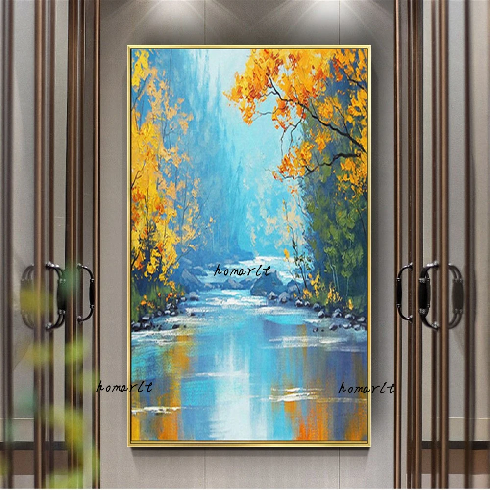 Nordic Abstract Canvas oil Painting Sunshine Forest Lake Pictures Decor Living Bedroom Modern Nature Landscape Wall Art for Home
Nordic Abstract Canvas oil Painting Sunshine Forest Lake Pictures Decor Living Bedroom Modern Nature Landscape Wall Art for Home