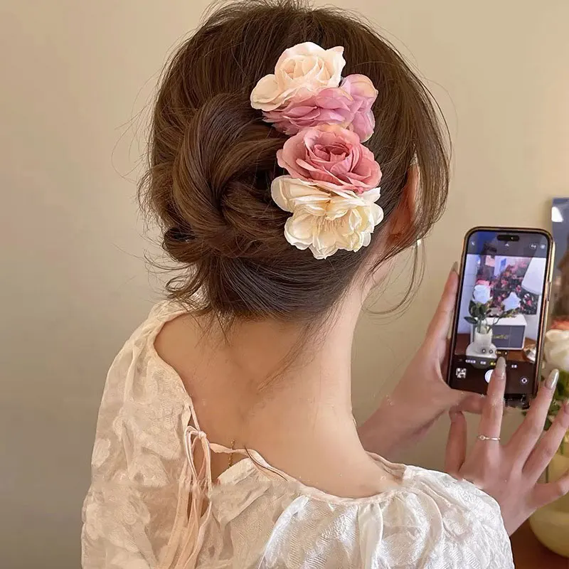 Y2k Flower Design U-shaped Women's Hairpin Fashionable Sweet Style Daily Casual Wedding Party Hairpin Women's Hair Accessories
Y2k Flower Design U-shaped Women's Hairpin Fashionable Sweet Style Daily Casual Wedding Party Hairpin Women's Hair Accessories
