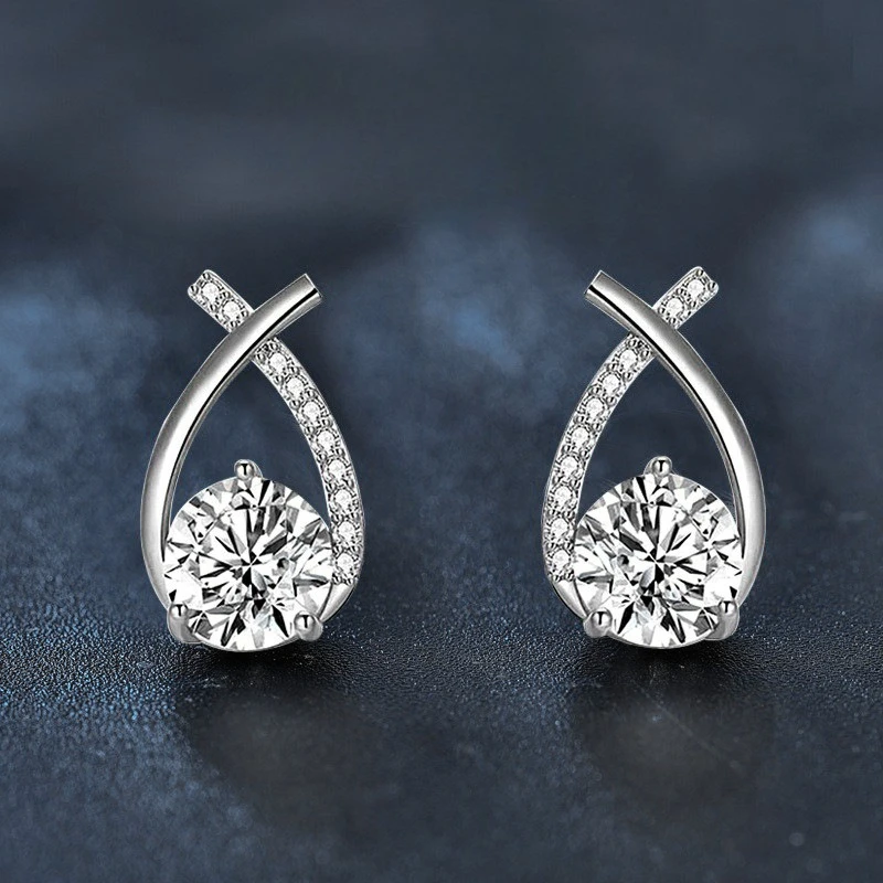 1.0ct Moissanite Earrings 925 Sterling Silver for Women Top Quality Wedding Engagement Jewelry Fashion Ear Stud Party Gifts
1.0ct Moissanite Earrings 925 Sterling Silver for Women Top Quality Wedding Engagement Jewelry Fashion Ear Stud Party Gifts