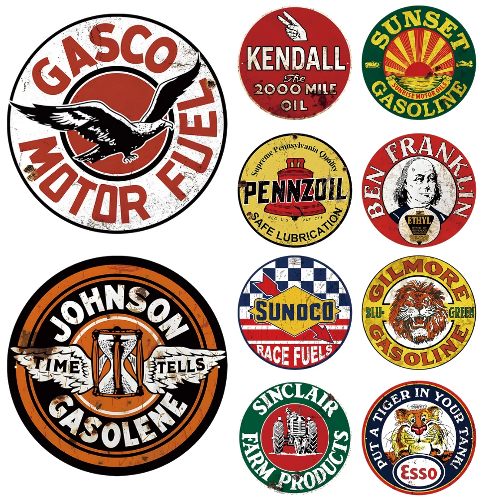 Vintage Retro Motor Oil Gas Round Metal Tin Sign Rustic Decor Wall Art Posters Funny Iron Painting For Home Bar Pub Cafe Garage
Vintage Retro Motor Oil Gas Round Metal Tin Sign Rustic Decor Wall Art Posters Funny Iron Painting For Home Bar Pub Cafe Garage