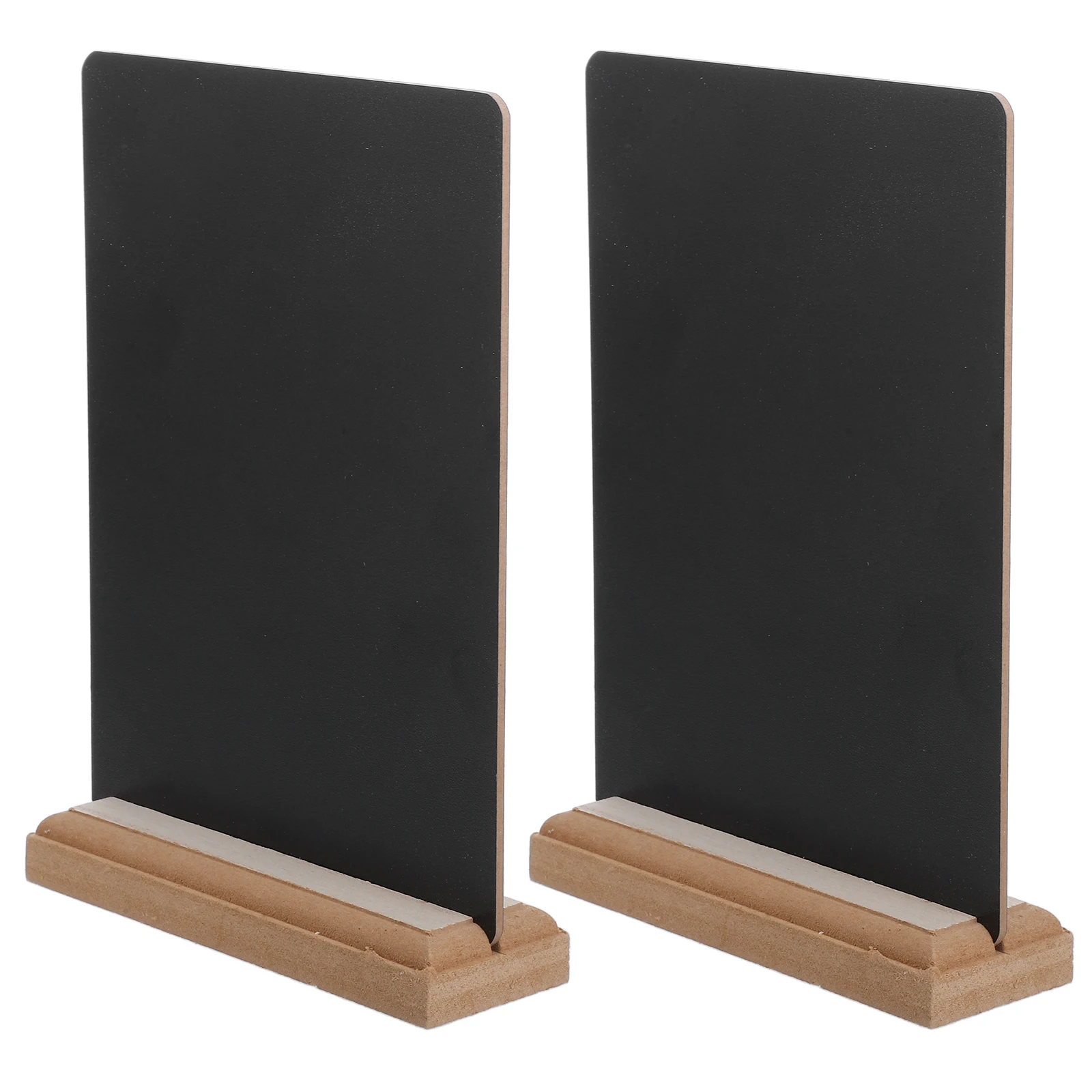 2pcs Mini Double Sided Chalkboard Wooden Base Small Food Menu Signs Ideal Writing Drawing Tabletop Displays
2pcs Mini Double Sided Chalkboard Wooden Base Small Food Menu Signs Ideal Writing Drawing Tabletop Displays